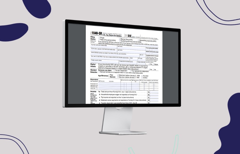 Form 1040-SR for Online Filing